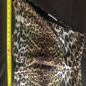 One shoulder animal print top from T Tahari